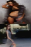 Naked girls sticking head open